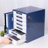 GUODDM 7-Drawer Metal Organizer - Lockable Filing Cabinet for Desk view 4