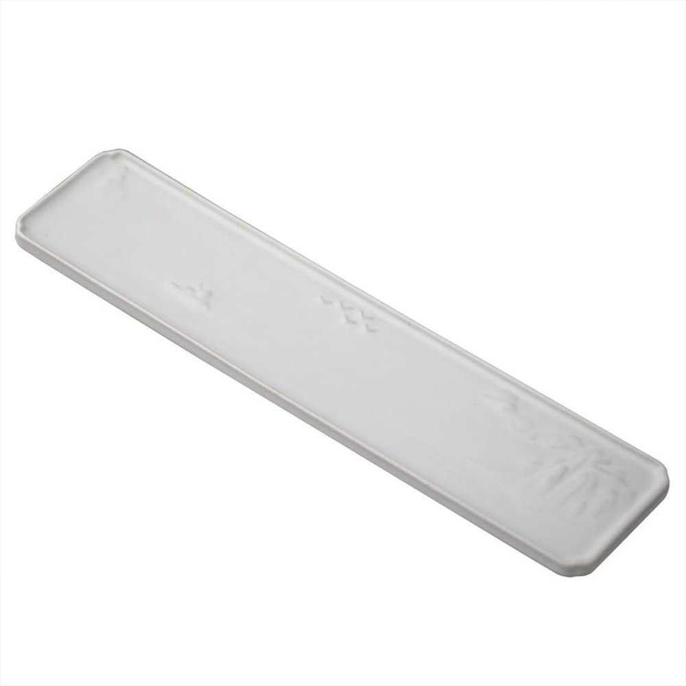 Retro Ceramic Tea Tray, Rectangular Chinese-Style Tea Table