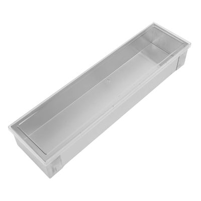 TOYZFRIENDY Rectangular Cake Pan with Stainless Steel Lid, Silver