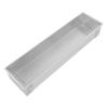 TOYZFRIENDY Rectangular Cake Pan with Stainless Steel Lid, Silver view 1