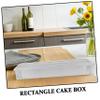 TOYZFRIENDY Rectangular Cake Pan with Stainless Steel Lid, Silver view 3