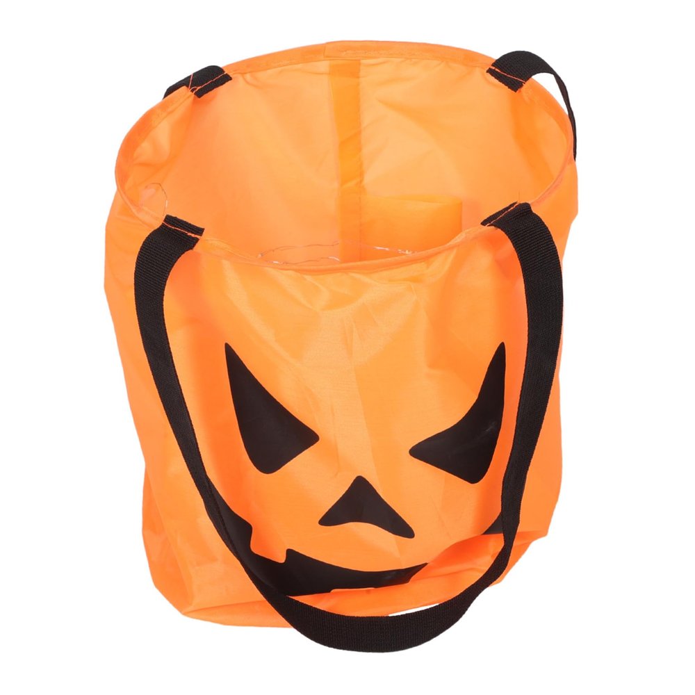 DOITOOL LED-Lit Halloween Pumpkin Candy Bucket