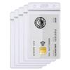5-Pack Vertical ID Card Holders with Zipper, 0.80 mm view 1