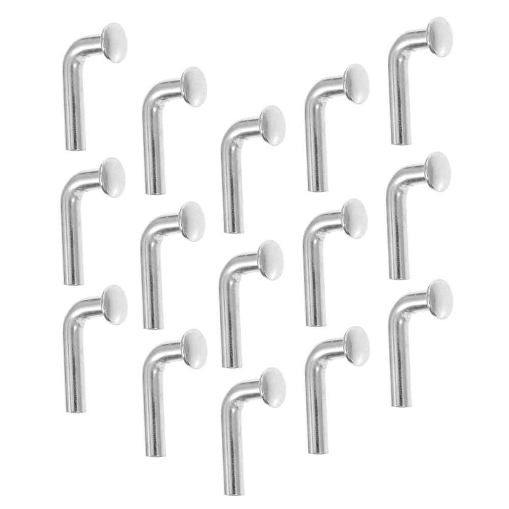 Pallet Rack Safety Pins, 50-Piece Steel Set, Silver Clips