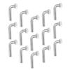 Pallet Rack Safety Pins, 50-Piece Steel Set, Silver Clips view 1