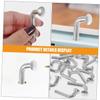 Pallet Rack Safety Pins, 50-Piece Steel Set, Silver Clips view 4