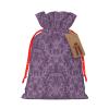 Purple Printed Reusable Drawstring Gift Bag view 1