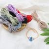 OAOAO Yellow Round Elastic Cord, 2 mm, 5 m, 1 Piece view 3