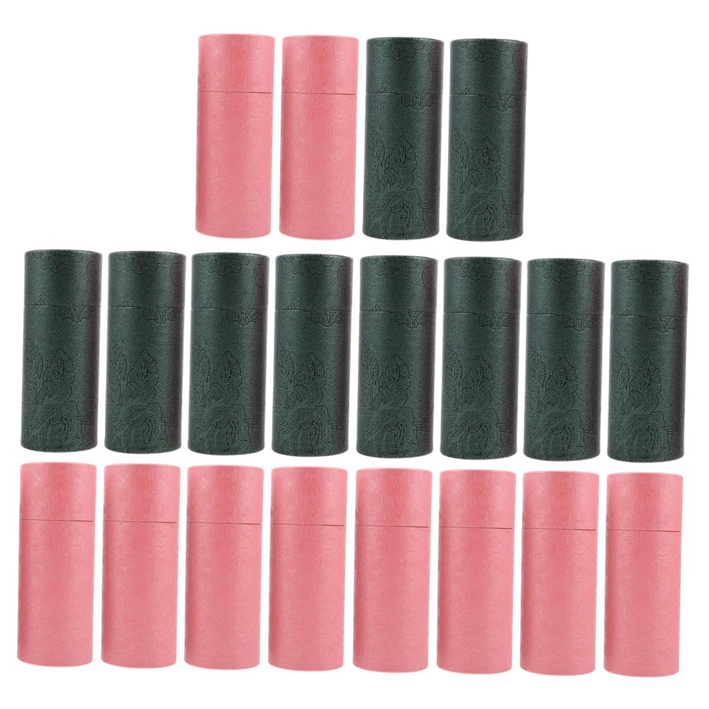LABRIMP 20-Pack Round Kraft Paper Boxes with Lids