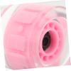 HEMOTON 4-Piece Pink PU Cruiser Longboard Wheels with Automatic Lighting view 3