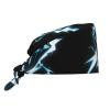WHJSHOP Women's and Men's Cool Lightning Diamond-Pattern Work Cap, Black view 1