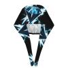 WHJSHOP Women's and Men's Cool Lightning Diamond-Pattern Work Cap, Black view 3