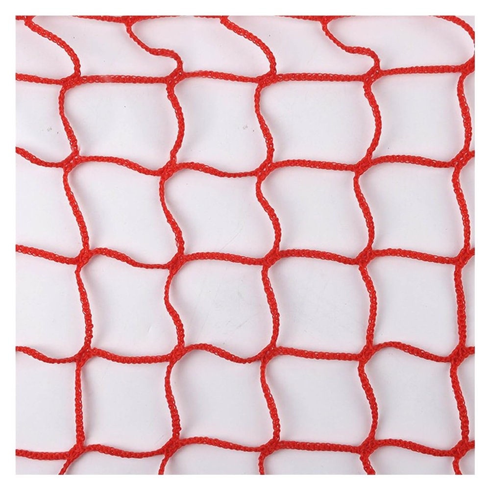 WXQTM Safety Net for Scenic Areas and Protective Fences, 4 cm Mesh, Red, 2 x 2 m