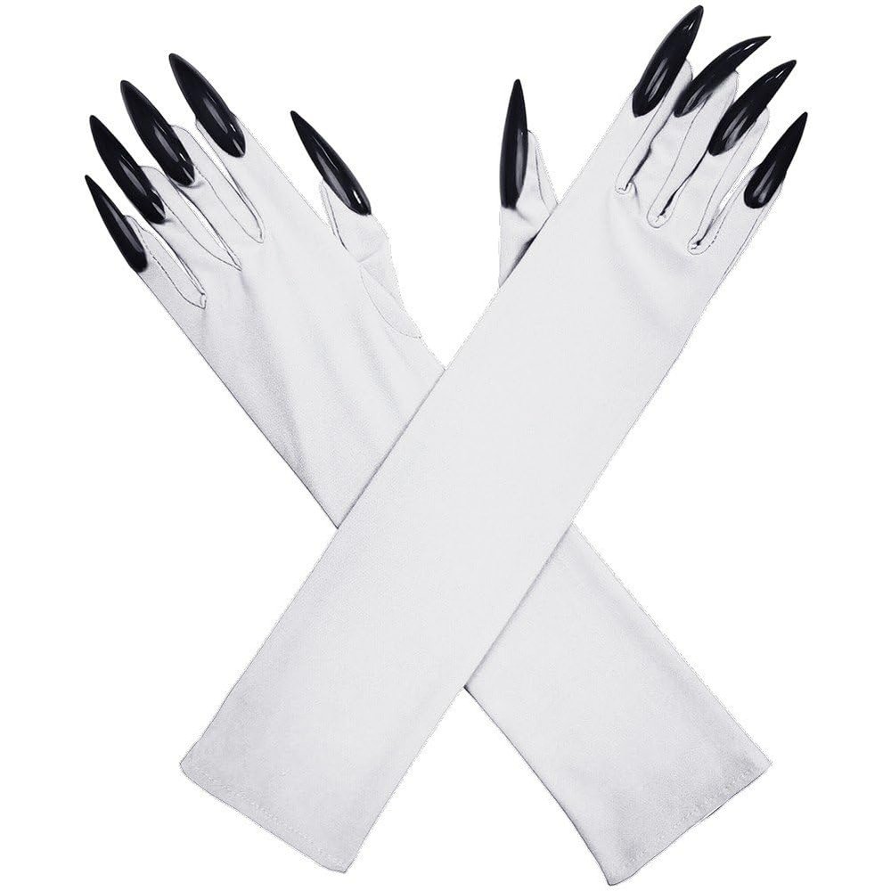 Halloween Gloves with Long Nails for Teens and Adults