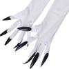 Halloween Gloves with Long Nails for Teens and Adults view 2