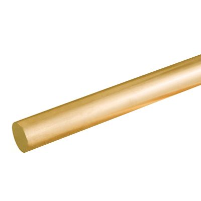 Brass Rods, Solid Round Bars, H59 Material for Machining Fittings, 50 cm (Approx. 19.6 in) Long, Diameter: 8 mm (Diameter: 10 mm)
