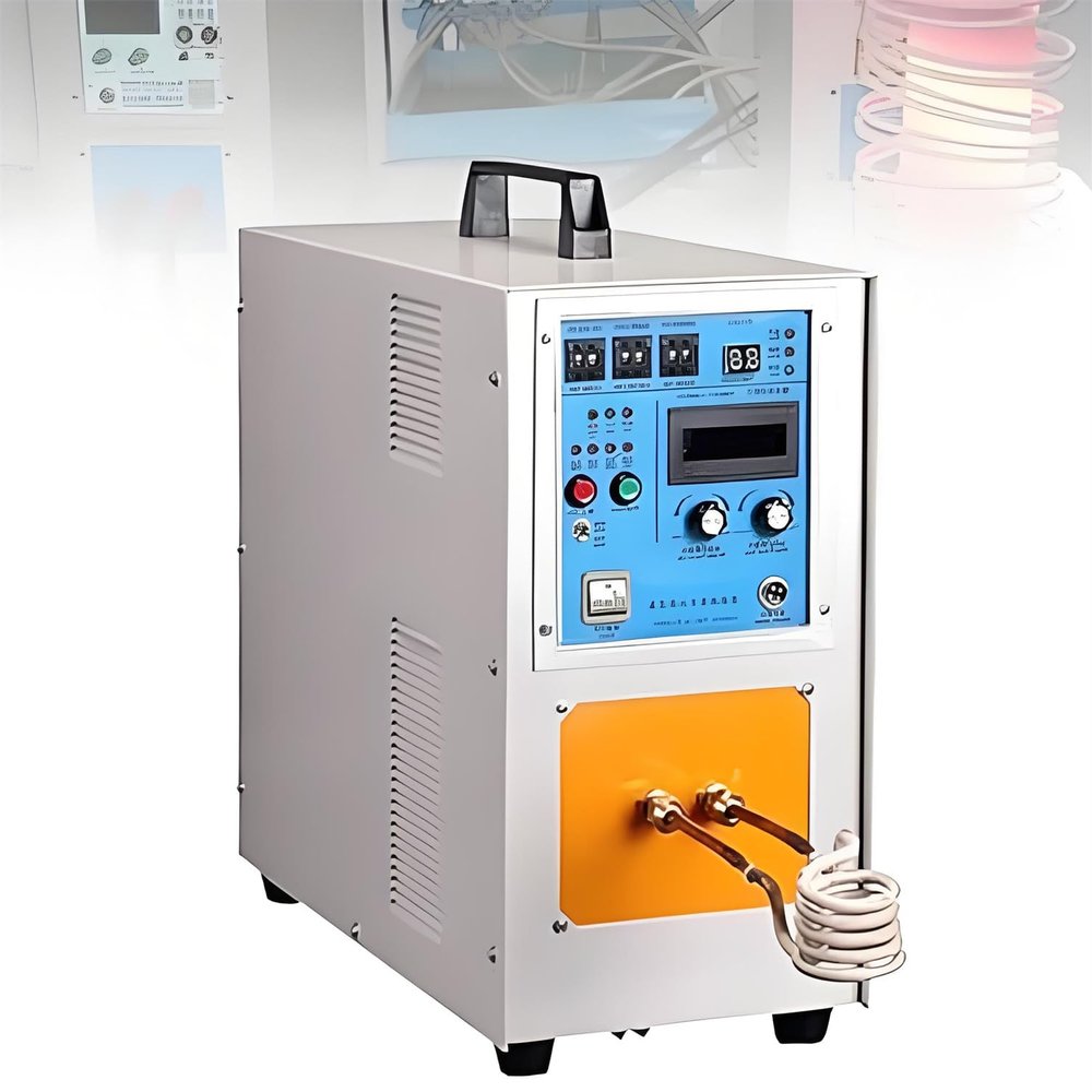 LYAYYDS 15 kW High-Frequency Induction Heater, 200–600 A, 30–100 kHz, Water-Cooled Metal Heater for Forging, Brazing and Melting, 55 × 22 × 47 cm