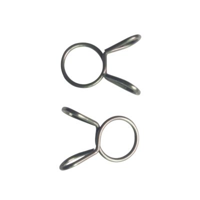 5/10/20/30/50 pcs 3–100 mm Stainless Steel Wire Spring Clamps, Adjustable Single Hose Ring Clamps for Pipes/Cables (44 mm, 5 pcs)