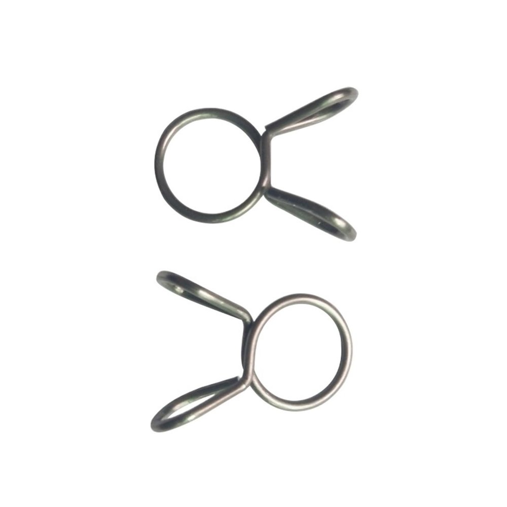 5/10/20/30/50 pcs 3–100 mm Stainless Steel Wire Spring Clamps, Adjustable Single Hose Ring Clamps for Pipes/Cables (44 mm, 5 pcs)