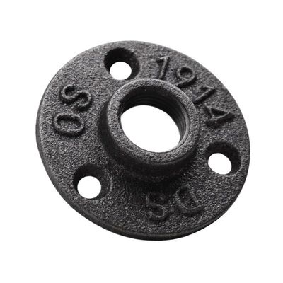 WANGBINGXING 5-Piece Cast Iron Pipe Flanges, DN15 1/2" / DN20 3/4"