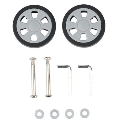Qusedwey Luggage Accessory Pulley Roller Silent Wheel Repair Part, Wear-Resistant, 60 x 12 mm