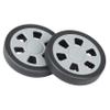 Qusedwey Luggage Accessory Pulley Roller Silent Wheel Repair Part, Wear-Resistant, 60 x 12 mm view 2