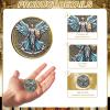 Archangel Michael Challenge Coin – Inspirational Christian Gift for Protection view 2