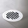 Round Shower Drain with Removable Cover, 4 in, Brass, with Hair Strainer view 2
