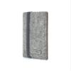 stilbag Finn Phone Pouch for Samsung Galaxy A56, Light Gray/Brown Felt, Made in Germany view 3