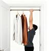 Champagne Bronze Closet Rod with Wall Mount, 4 in/10 cm view 1