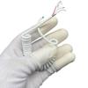 4-Conductor Telescoping Coil Cable, White, 3 mm OD, 50–70 cm view 2