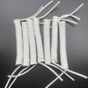 4-Conductor Telescoping Coil Cable, White, 3 mm OD, 50–70 cm view 4
