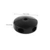 Retractable Rubber Hose Reel, 1/4 Inch, 2-Pack, Black view 2