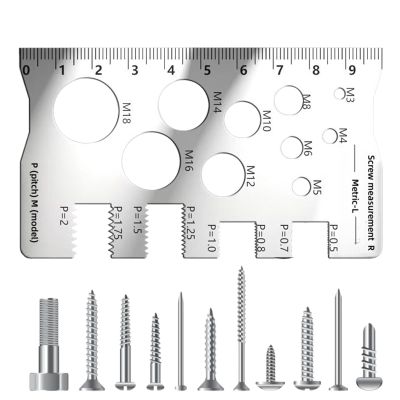 Thread Gauge for Screws and Bolts, Precise Screw Measurement