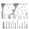Thread Gauge for Screws and Bolts, Precise Screw Measurement view 1
