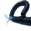 10-Conductor Double-Shielded Spiral Network Cable, 20 AWG, 1–15 m view 2
