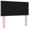 Qnhdfrt Wall-Mounted Velvet Headboard, Dark Gray, 35.4 x 15.7 Inches view 4