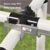 Rolling Hula Hoop Organizer Stand, Mobile Display Cart with PVC Shelf, Easy Assembly for Home Gym or Office Storage view 4