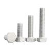 DeVow M6–M16 Fine-Thread External Hex Bolts, 304 Stainless Steel, DIN 933, M6 × 0.75 × 35 mm, 3 pcs view 1