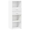 KTHLBRH Tall White Sideboard Made of Engineered Wood, Classic Storage Cabinet, 45 x 42.5 x 124 cm view 2