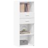 KTHLBRH Tall White Sideboard Made of Engineered Wood, Classic Storage Cabinet, 45 x 42.5 x 124 cm view 3