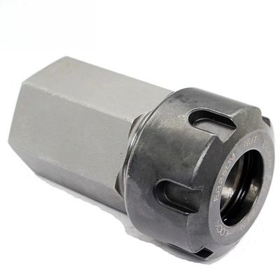 Square ER25 ER32 ER40 Hardened Steel Collet Chuck Block, Hexagonal ER25 Seat