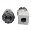 Square ER25 ER32 ER40 Hardened Steel Collet Chuck Block, Hexagonal ER25 Seat view 4