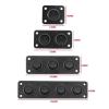 12V 1–4-Gang Universal Rocker Switch Panel with USB, Blue LED, Red Switches view 3