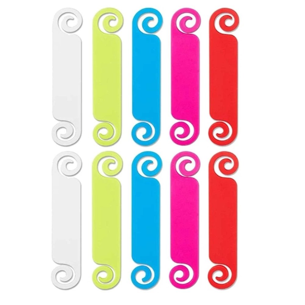 Waterproof Cable Label Stickers for Networks and PC Cables, 10-Piece Set