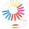 Waterproof Cable Label Stickers for Networks and PC Cables, 10-Piece Set view 3