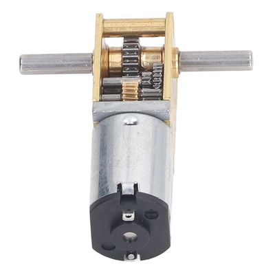 MasYosh 3V DC Brushed Mini Gear Motor, 30 RPM, Dual Shaft