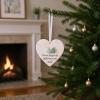 Nbbwwu Sea Glass Art Heart-Shaped Friendship Ornament view 3