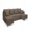 LIKMA Gray-Brown ZAVO U-Shaped Sectional Sofa 286 x 142 cm with Sleeper Function view 4