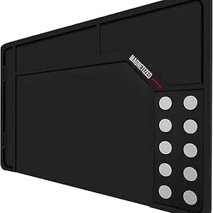 Firearm Cleaning Mat, Non-Slip Magnetic Workbench Pad